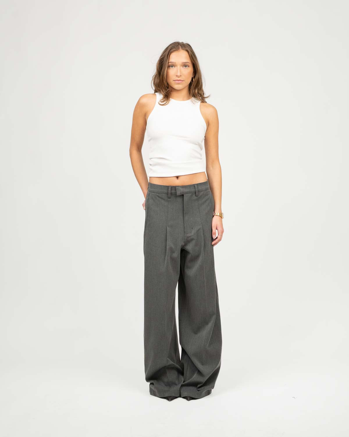 Baggy Suitpants Grey